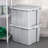 Plastic Storage Tote Container Bin with Lid