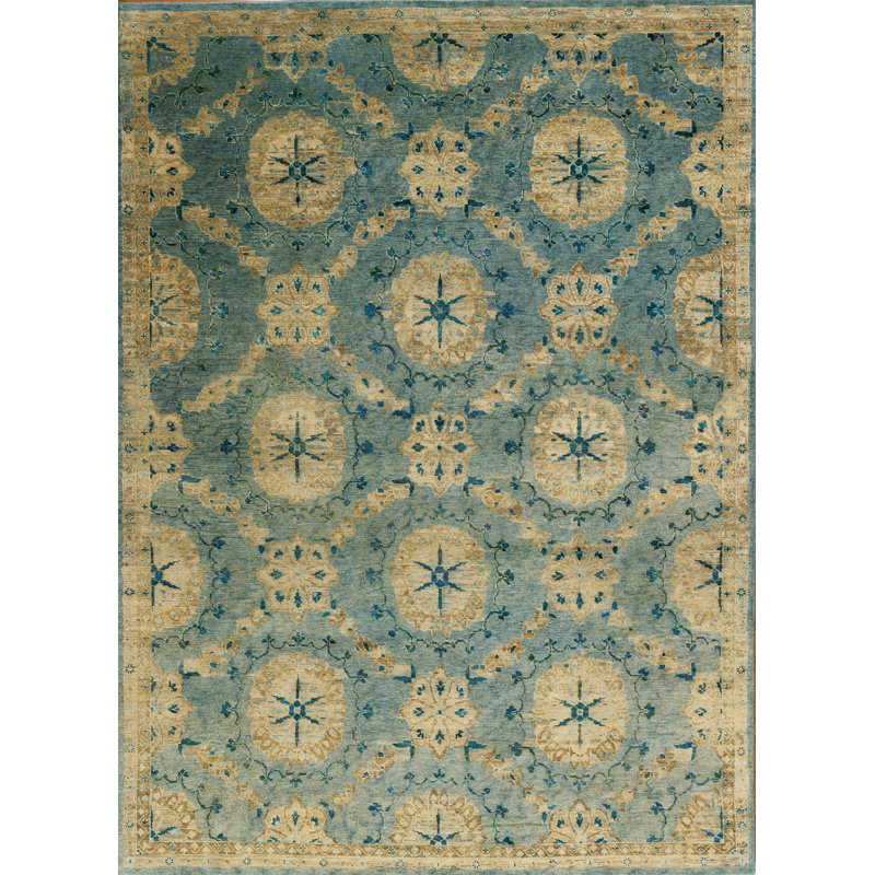 Seville Hand Knotted Area Rug, Rectangle 9' x 12'