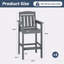 Ensemble de plateaux hauts en PEHD Adirondack-123244079