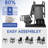 Hdpe Tall Adirondack Chairs With Connecting Tray (Set Of 2)-619792110