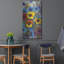 «Luxe Pansy Panel III» par Tim O'Toole, art de luxe en métal «Pansy Panel III» par Tim O'Toole