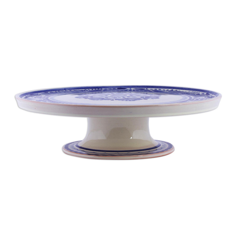 Support à gâteau floral Stanton, H 3,5 po x l 10,5 po x P 10,5 po