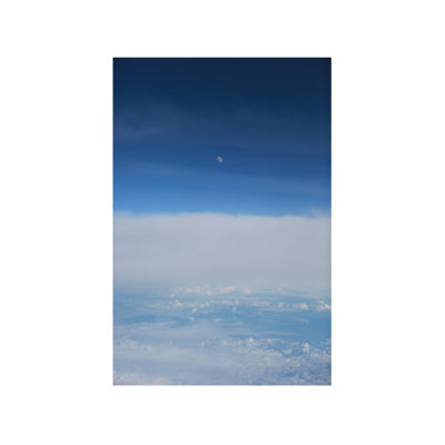 Moon Over Clouds Print by Francis Augustine