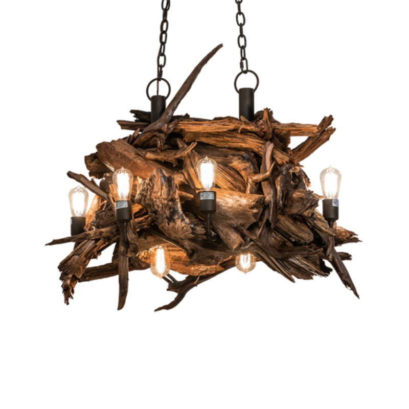 Driftwood 8 - Light Chandelier