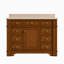 Comptoir de meuble-lavabo en noyer clair 60 po x P 21 po Joselle-132974939-132974946