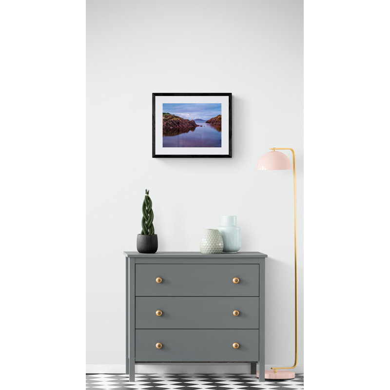 Donegal Beach II Print by Scott Wurzel, Black Framed Paper, 17.25" H x 21.25" W