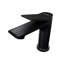 Robinet pour salle de bain à poignée simple BRAVAT® avec plaque de fixation de 6 po, 1 ou 3 trous, débit d'eau 1,2 GPM WaterSense, aérateur NEOPERL®, cartouche anti-goutte, cUPC, NSF372 / 61, certifié CEC, DOE, noir mat-129988593