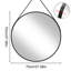 Wal Mirror Aluminium Round Mirror-114309179-114309178