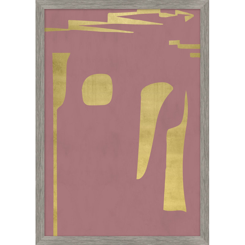 Composition rosé et doré 2
