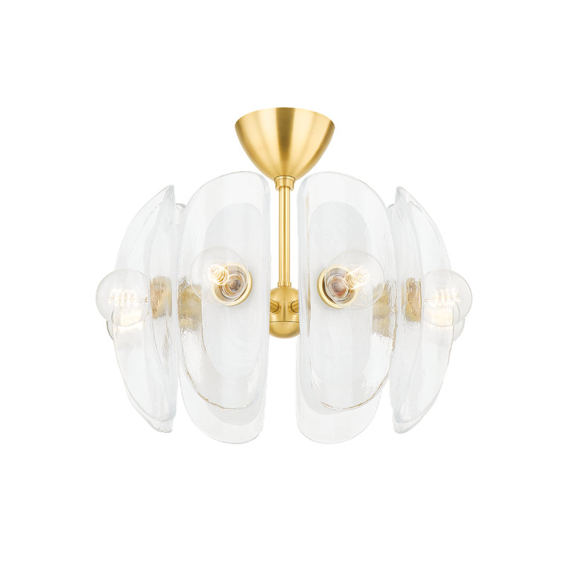 Plafonnier semi-encastré 8 lumières Hilo
