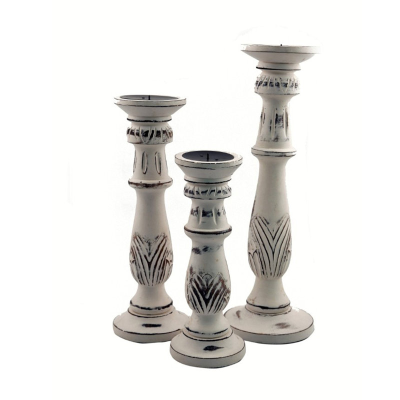 Set of 3 18.00 " Pillar