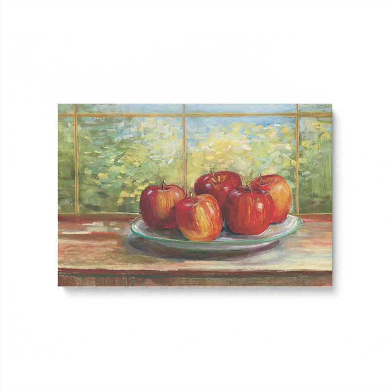 Apples on Windowsill by Carol Rowan Art Print, 18 W x 12 H