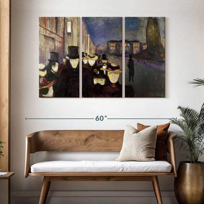 Avery Evening On Karl Johan Street, 32" H x 50" W