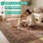 Machine Washable Non-Slip - Terracotta / Mustard Traditional Rug-1396978546