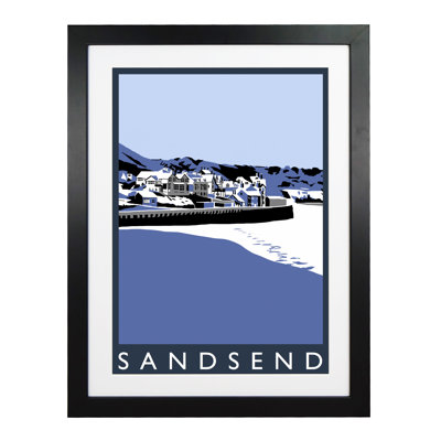 'Sandsend in Snow' 1 Piece Wall Art