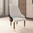 Simoneau Upholstered Leather Dining Chair With Rubberwood Frame And Legs With Gold Accents Simoneau Collection-106378370