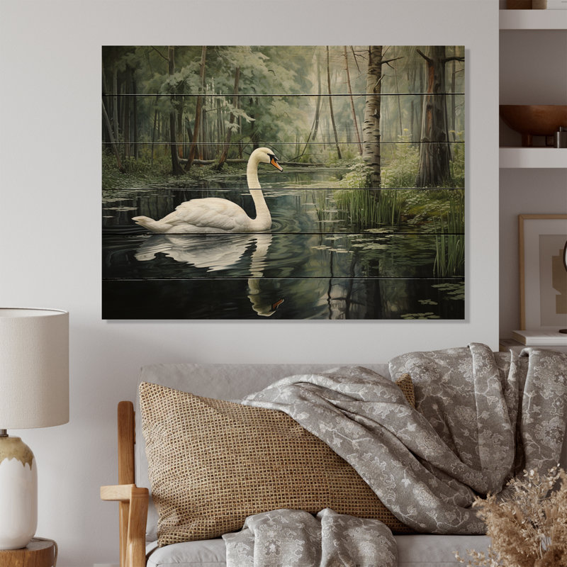 Forest Sawns In Shadows II sur impression sur bois, H 30 po x l 40 po x P 0,78 po
