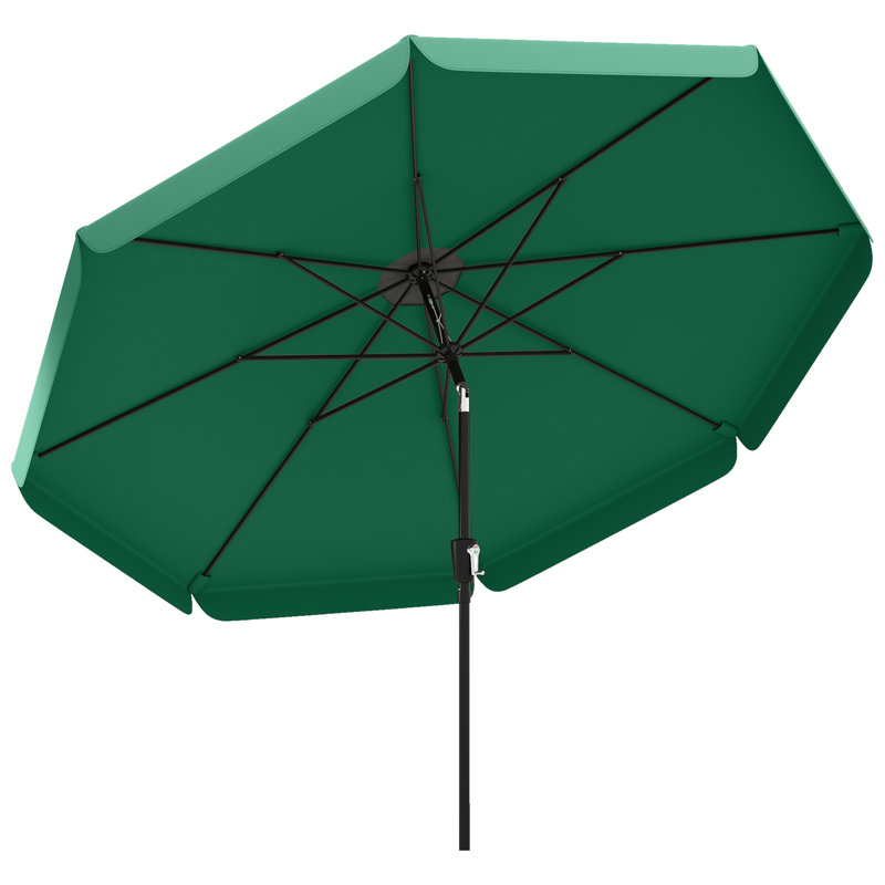 295cm Market Parasol, Green