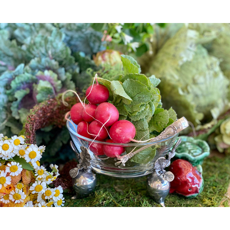 Farmer's Market Glass Dessert Bowl