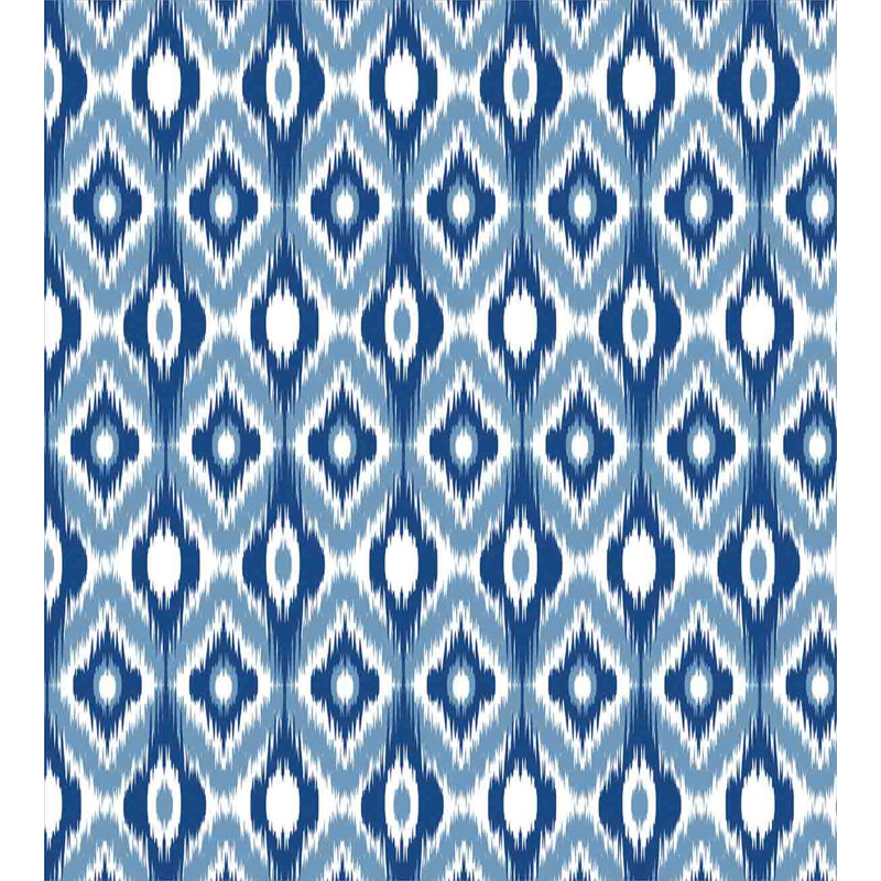 Rustic Polyester Ikat Duvet Cover, King Duvet Cover + 2 Pillow Shams
