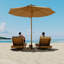 2.5m Round Wooden  Parasolc (UV50+)-127318049