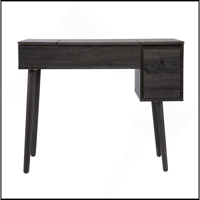 Storage Vanity W/ Mirror
