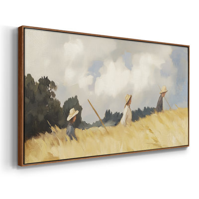 Série paysage - Cxxxviii - Toile tendue avec châssis encadré - Prêt à être accroché