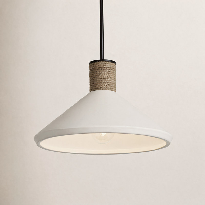 Luminaire suspendu conique à 1 lumière Gwenelle