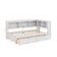 Lit de jour simple avec 2 tiroirs de rangement et ports USB-1389825442