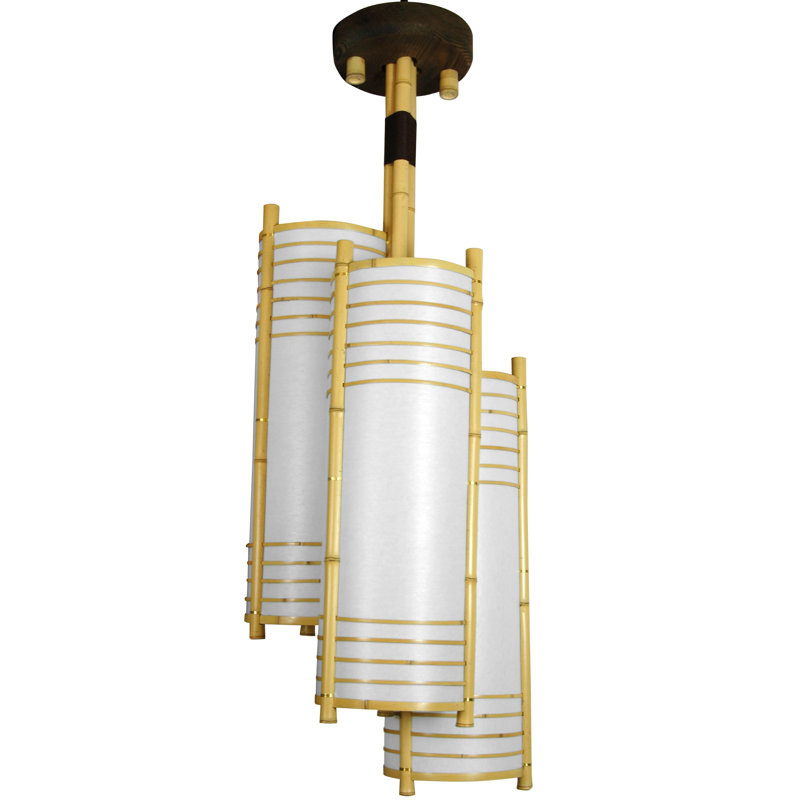 North Reading 3 - Light Geometric Chandelier