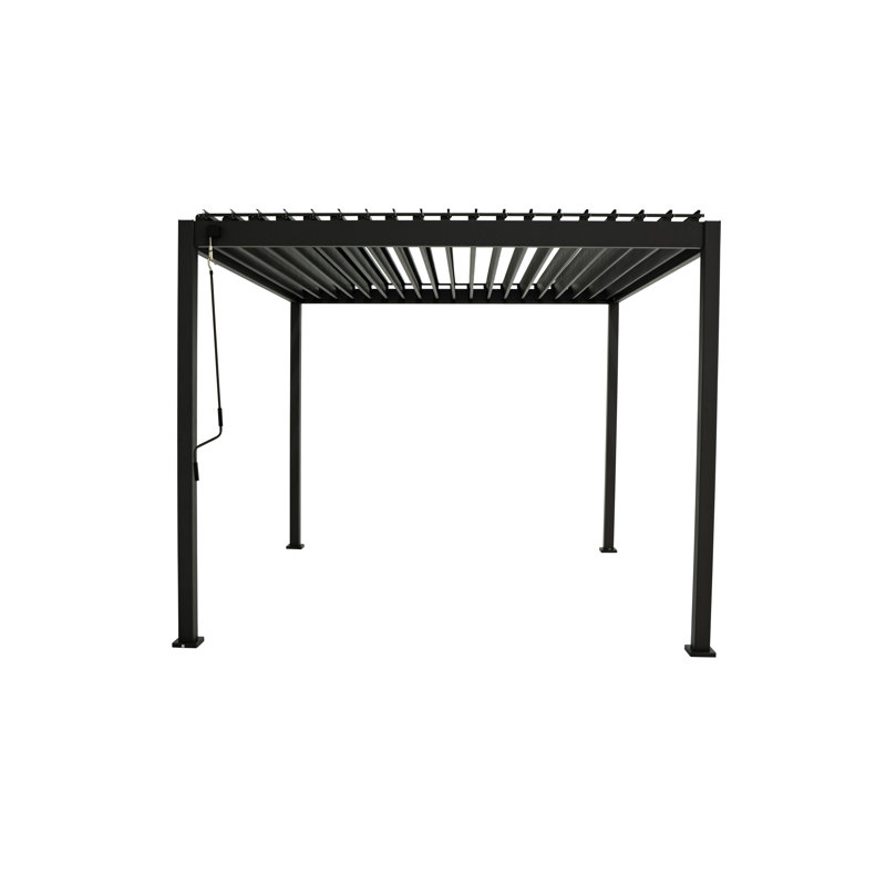 Basma 2.4m x 3m x 3m Pergola, Black