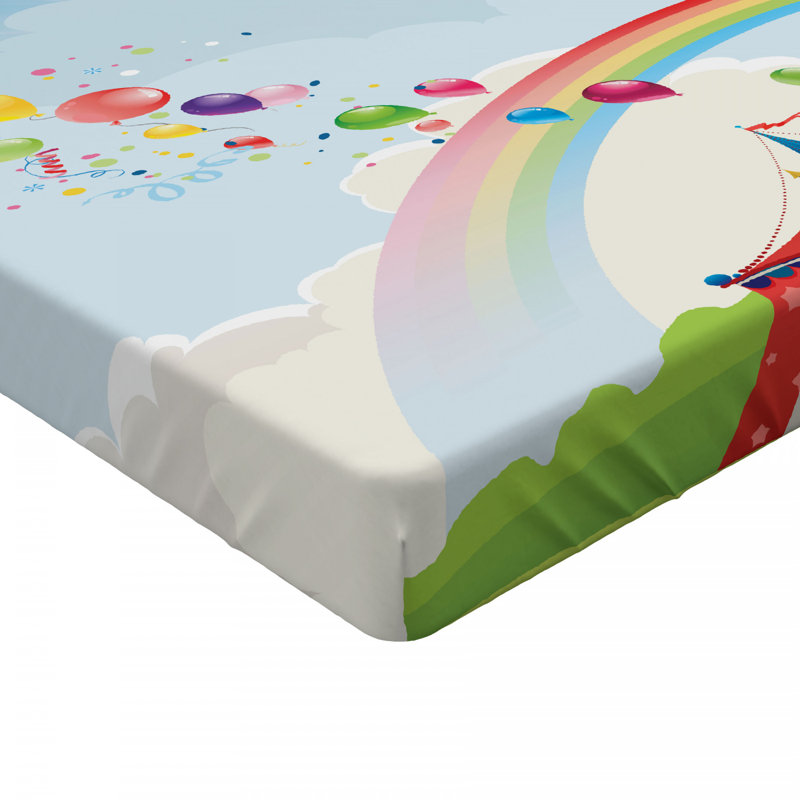 Circus Microfiber Fitted Sheet, Full Fitted Sheet