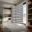 Store vertical semi-diaphane-111088756