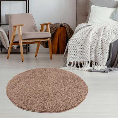 Myshaggy Collection Rugs Solid Design in Beige