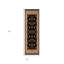 6' Beige And Blue Oriental Runner Rug