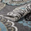 Tapis gris en polypropylène tissé à la machine Ginerva-45109699