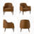 Meiyi 28.5" Wide Genuine Leather Barrel Chair Set of 2-1865183705
