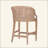Handcrafted Rattan Counter Stool 25" H