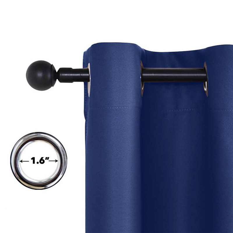 Blackout Curtain Pair, Blue