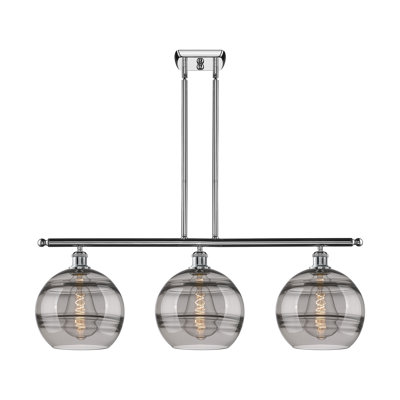 Luminaire suspendu pour îlot de cuisine à 3 lumières Chartoff