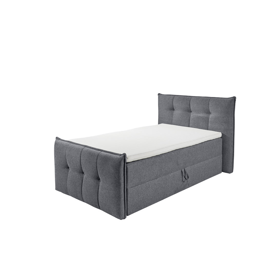 Boxspringbett Woodleigh mit Topper und Bettkasten