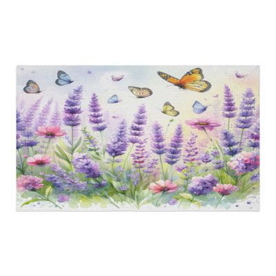 Tapis tressé Petal Wings