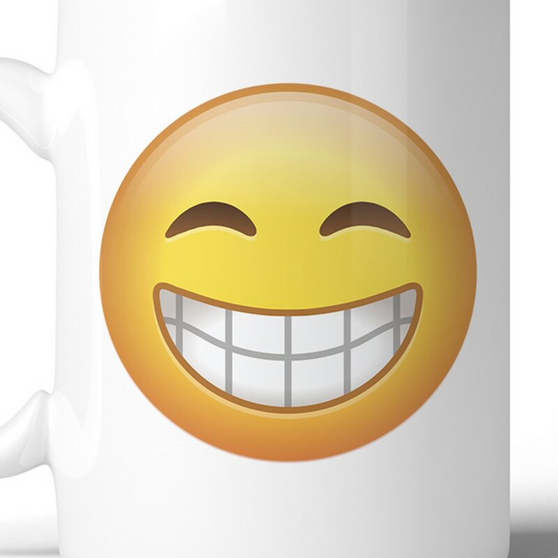 Latitude Run® Emoji-Smiling Coffee Mug | Wayfair