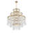  Luna 15-Light Chandelier in Warm Brass-458601398