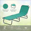 Méridienne pliante de patio, chaise de bronzage d'extérieur