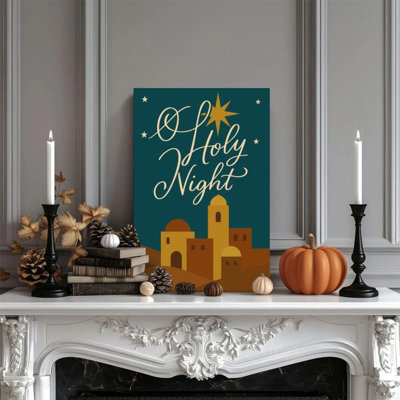 1 pièce encadrée Lazo, arbre de Noël, ornements rouges et étoiles, impression de style impressionniste de peinture à l'huile, affiche murale rétro, cadeau parfait pour une œuvre d'art moderne pour le salon de la chambre à coucher