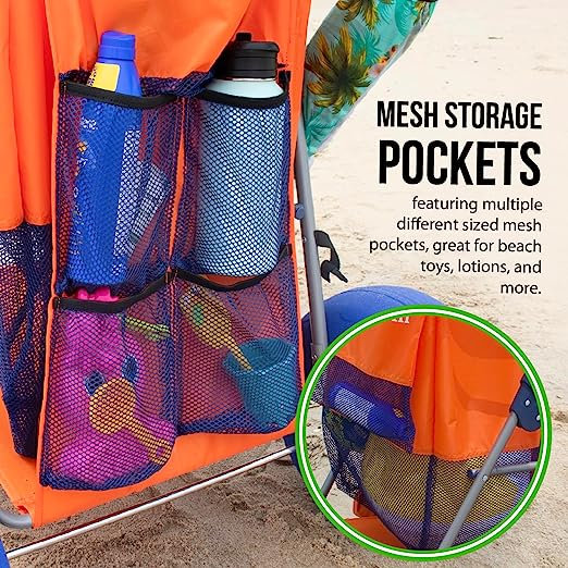 Sac de rangement en filet, Orange