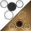 Aluminium LED Flush Mount