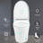 Smart Toilet With Auto Flush Function & Ceramic Construction Dual Option Long-Lasting