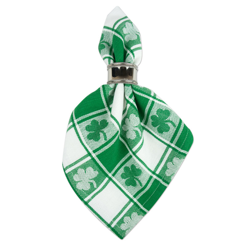 Poff Cotton Geometric Square Napkin